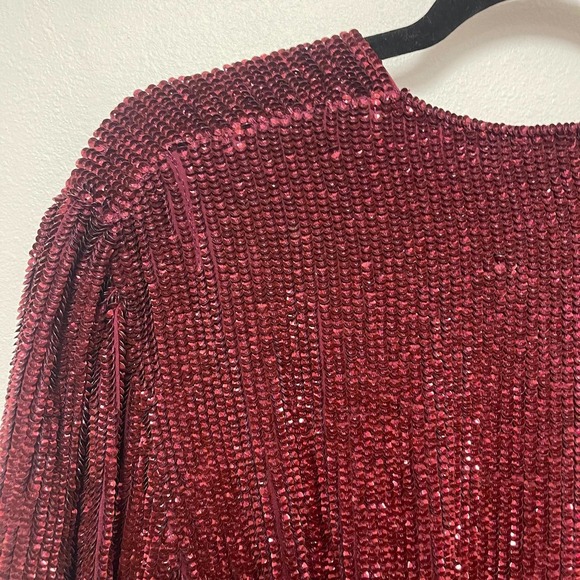 NWT Retrofete Gabrielle Robe Dress - Sequined Wrap - Taylor Swift - Handmade - Picture 14 of 14